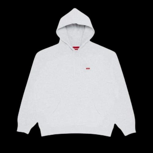 Supreme Small Box Hooded Sweatshirt 'Ash Grey'