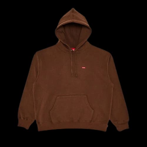 Supreme Small Box Hooded Sweatshirt 'Brown'