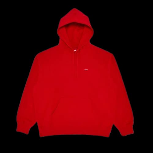 Supreme Small Box Hooded Sweatshirt 'Red'