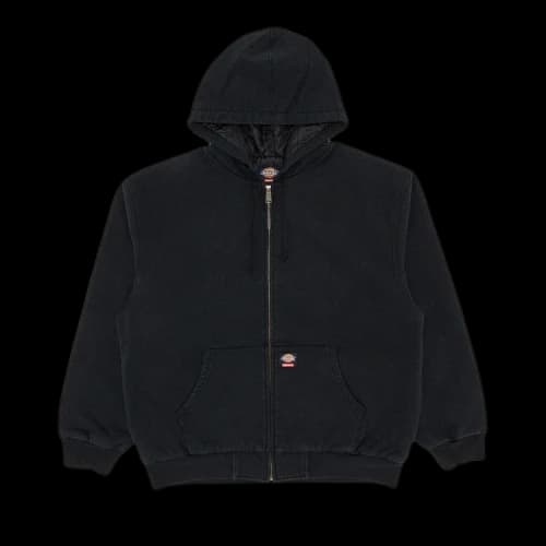 Supreme x Dickies Quilted Lined Zip Up Hooded Sweatshirt 'Black'