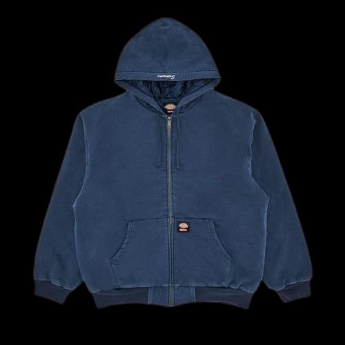 Supreme x Dickies Quilted Lined Zip Up Hooded Sweatshirt 'Navy'