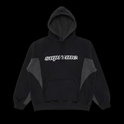 Supreme Division Hooded Sweatshirt 'Black'