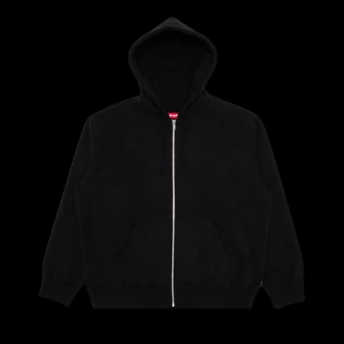 Supreme x Thrasher Zip Up Hooded Sweatshirt 'Black'