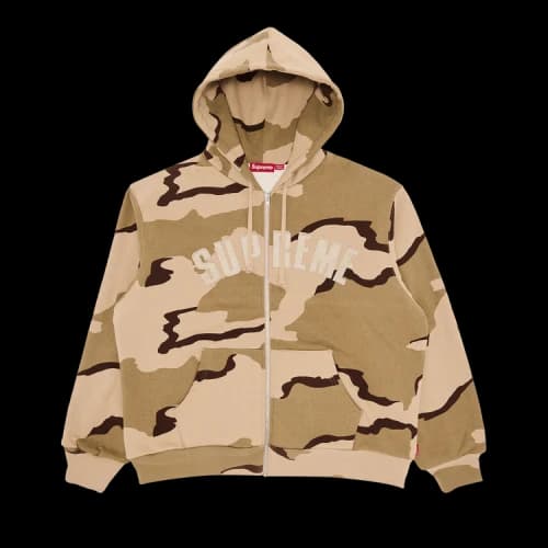 Supreme Arc Thermal Zip Up Hooded Sweatshirt 'Desert Camo'