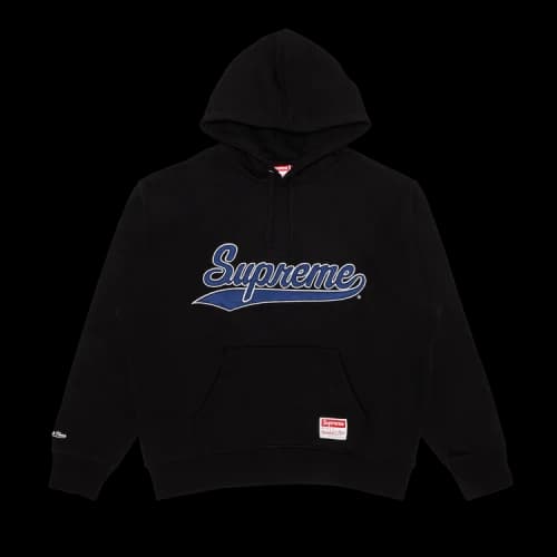Supreme x Mitchell & Ness NCAA Hooded Sweatshirt 'Black'