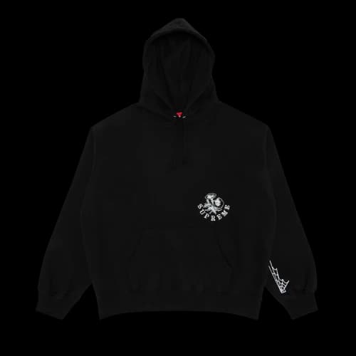 Supreme Wild Embroidered Hooded Sweatshirt 'Black'