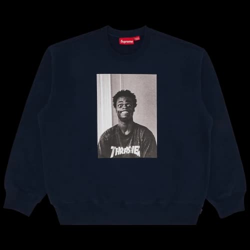 Supreme x Thrasher Crewneck 'Navy'
