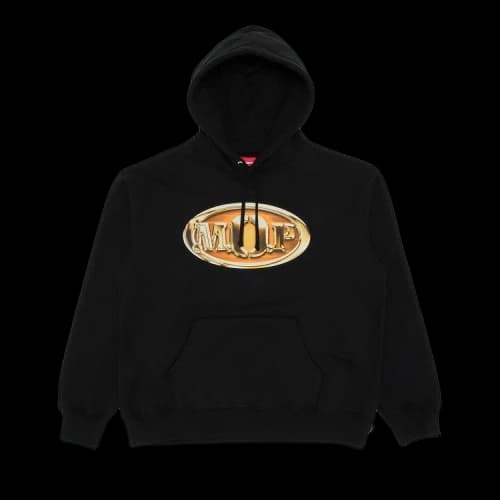 Supreme M.O.P. Hooded Sweatshirt 'Black'