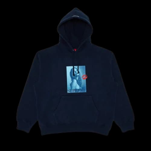 Supreme Kate Moss Hooded Sweatshirt 'Navy'