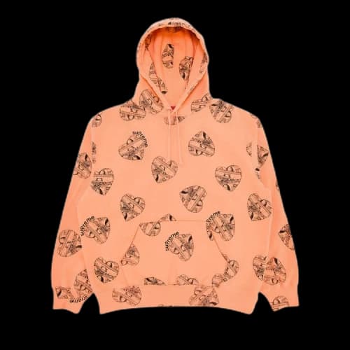Supreme Love Cash Hooded Sweatshirt 'Peach'