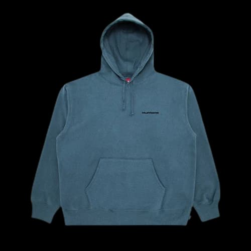 Supreme AOI Stacked Hooded Sweatshirt 'Slate'