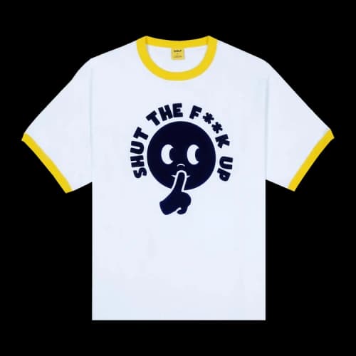 GOLF WANG STFU Ringer Tee 'White'