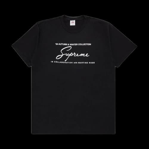 Supreme x Martine Rose Tee 'Black'