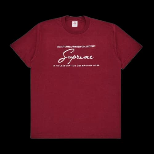 Supreme x Martine Rose Tee 'Cardinal'