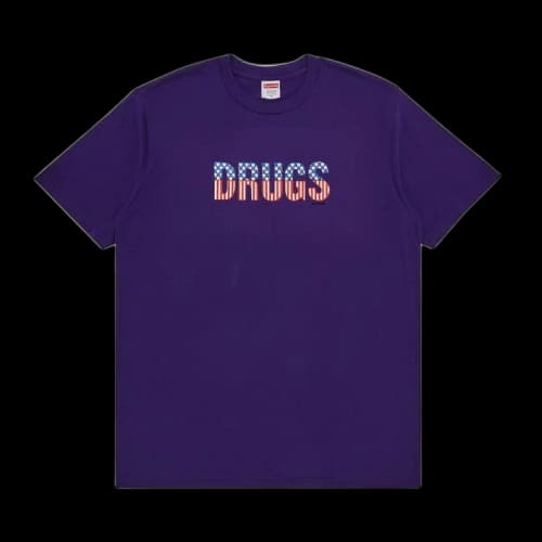 Supreme Drugs Tee 'Purple'