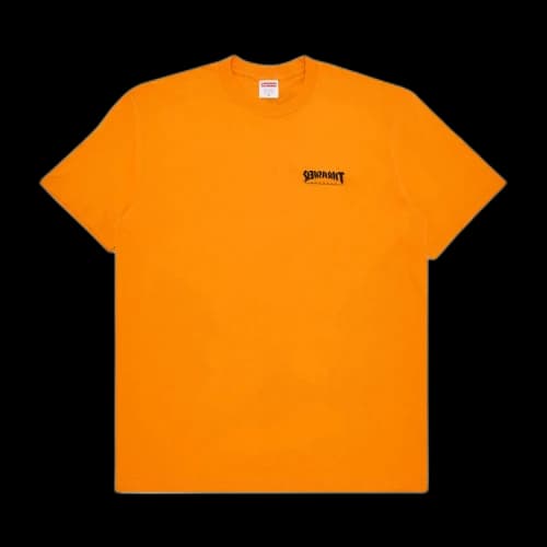Supreme x Thrasher Cross Tee 'Orange'
