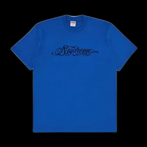 Supreme Script Tee 'Royal'