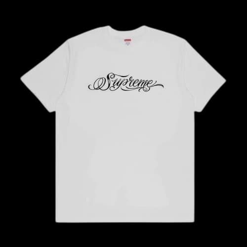 Supreme Script Tee 'White'