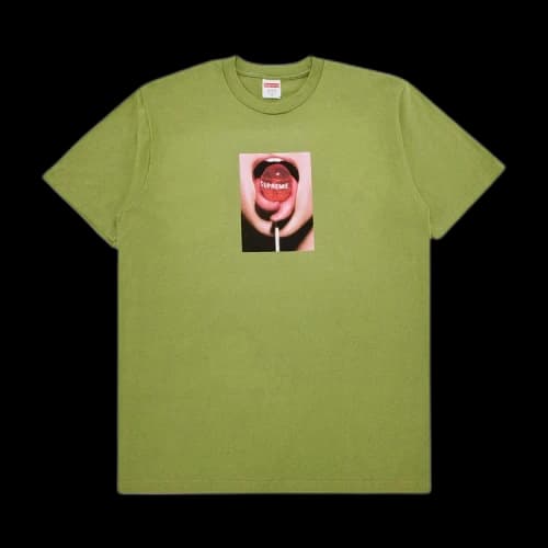 Supreme Lollipop Tee 'Moss'
