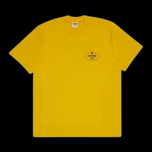 Supreme Crest Tee 'Yellow'