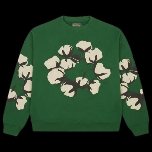 Denim Tears x Cactus Plant Flea Market Cactus Tears Crewneck 'Green'