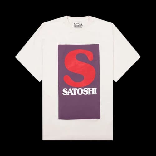 Satoshi Nakamoto Block T-Shirt 'White'