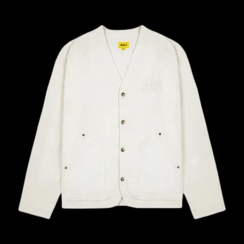 GOLF WANG Olde Canvas Cardigan 'Cream'