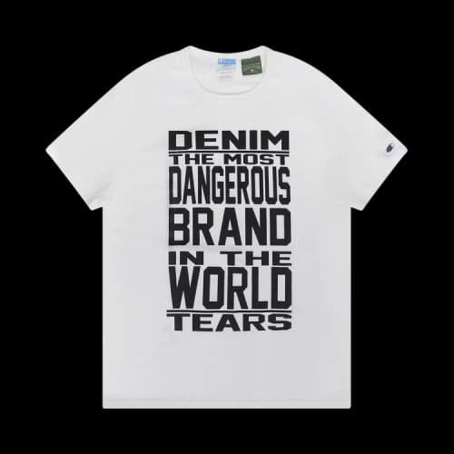 Denim Tears Most Dangerous T-Shirt 'White'