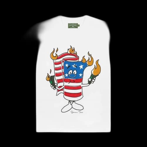 Denim Tears Firecracker Tee 'White'