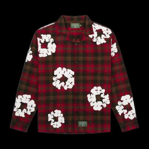 Denim Tears Wreath Pajama Shirt 'Red'