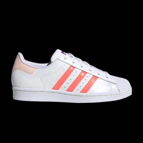 adidas Superstar White Signal Pink Shock Purple (Women's)