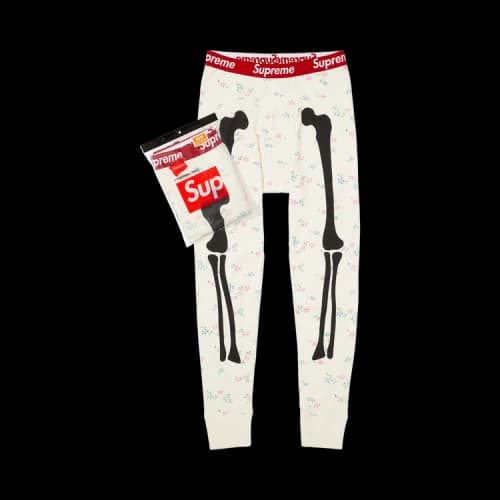 Supreme x Hanes Bones Thermal Pant (1 Pack) 'Floral'