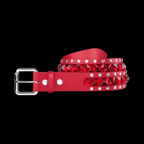 Supreme x Number (N)Ine Studded Belt 'Red'