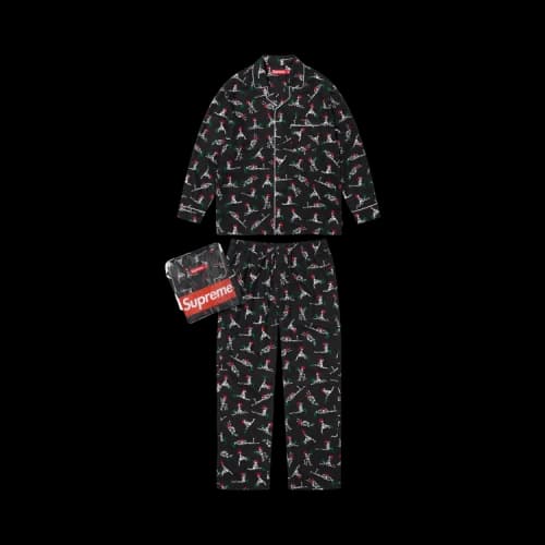 Supreme Holiday Pajama Set 'Black'