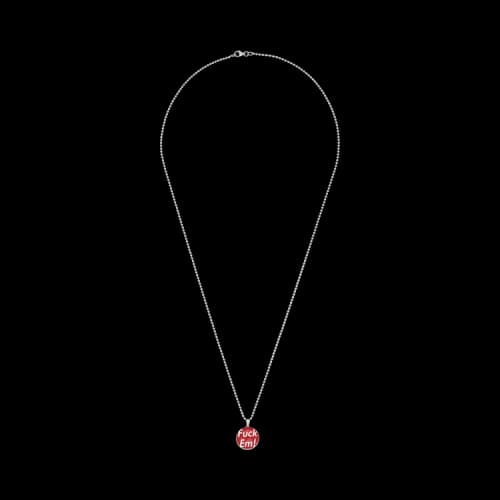 Supreme x Jacob&Co Fuck Em Pendant 'Sterling Silver'