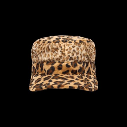 Denim Tears Faux Fur Giraffe Print Cap 'Multicolor'