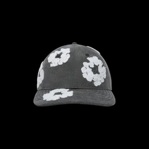 Denim Tears Cotton Wreath Dyed Cap 'Black'