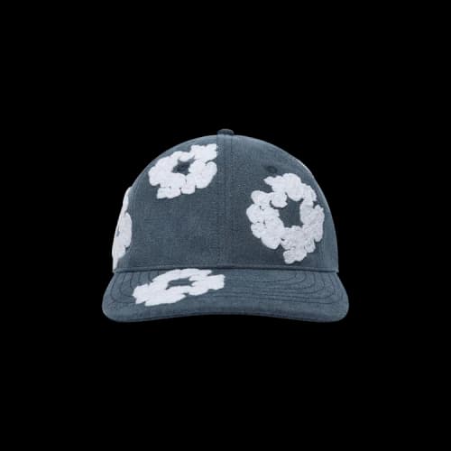Denim Tears Cotton Wreath Dyed Cap 'Navy'