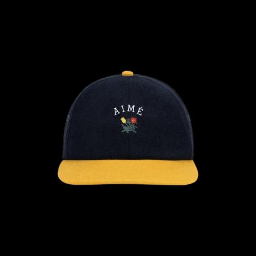 Aimé Leon Dore Wool Colorblock Crest Hat 'Navy Blazer'