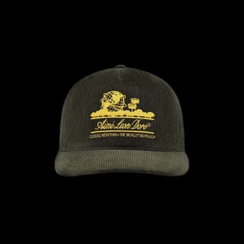 Aimé Leon Dore Corduroy Unisphere Hat 'Rosin'