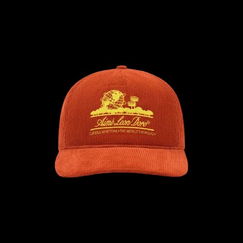 Aimé Leon Dore Corduroy Unisphere Hat 'Rust'