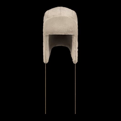 Aimé Leon Dore Fur Earflap Hat 'Oatmeal'