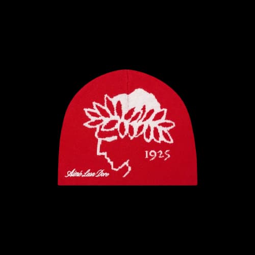 Aimé Leon Dore x Olympiacos F.C. Logo Beanie 'Red'