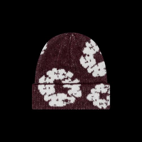 Denim Tears Cotton Wreath Beanie 'Maroon'