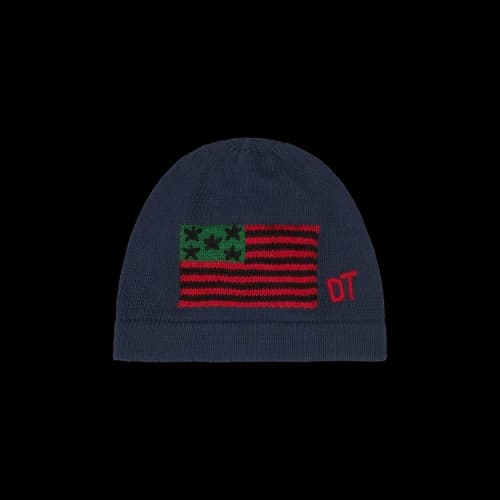 Denim Tears Dt Flag Beanie 'Navy'