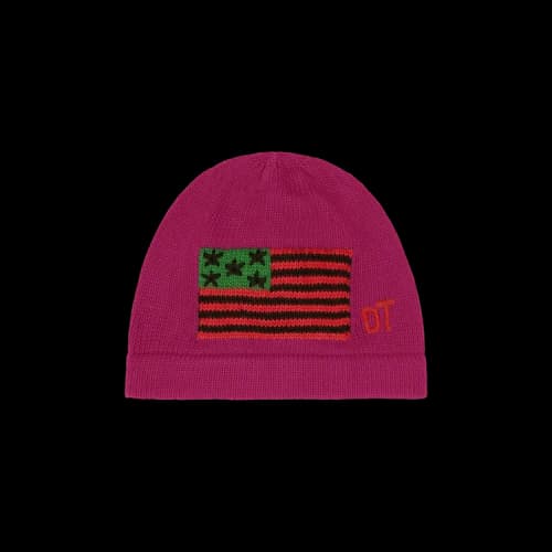 Denim Tears Dt Flag Beanie Pink 'Red'