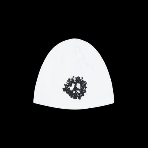 Denim Tears Peace Wreath Waffle Beanie 'White'
