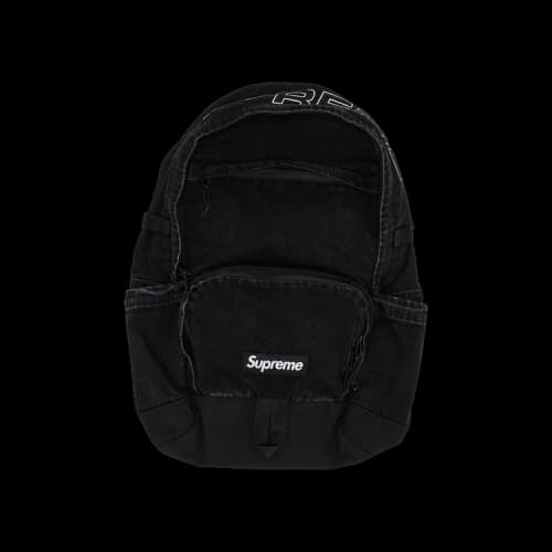 Supreme Denim Backpack 'Black'