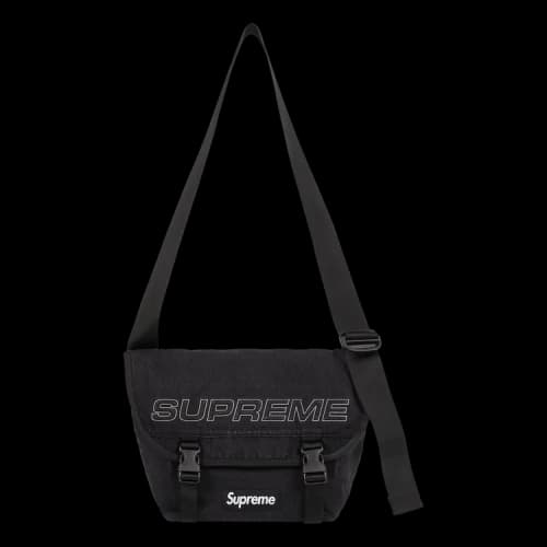 Supreme Denim Messenger Bag 'Black'