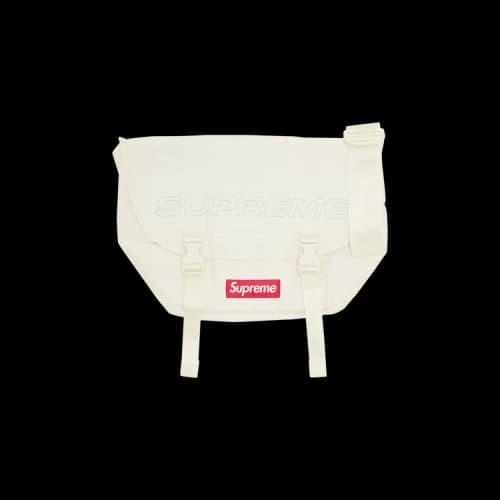Supreme Denim Messenger Bag 'White'